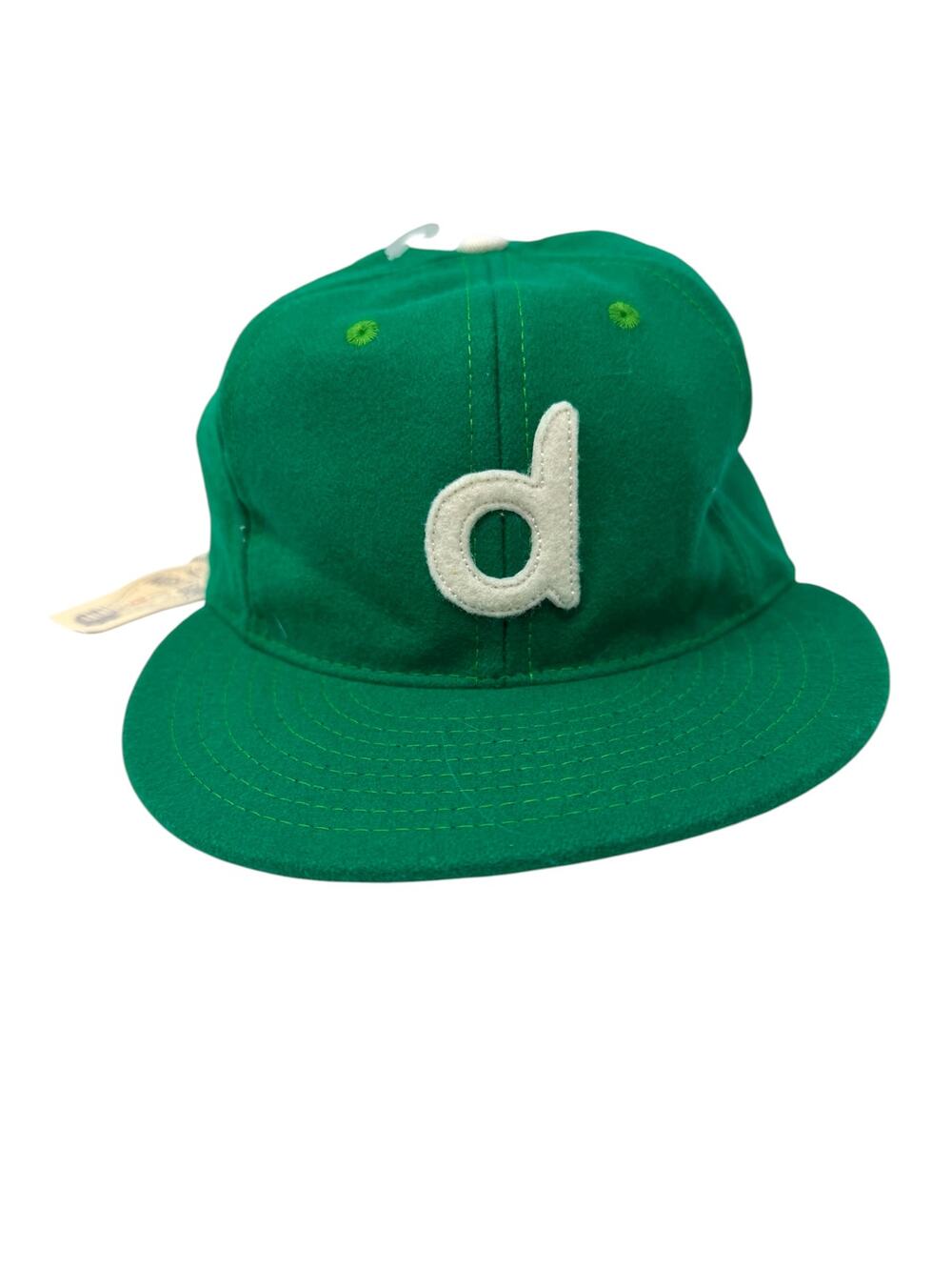 Ebbets Field Flannels Duolingo Team Wool Ballcap Green NWT Adjustable